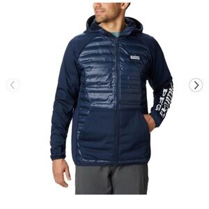 COLUMBIA Men's PFG Terminal Black Hybrid Jacket